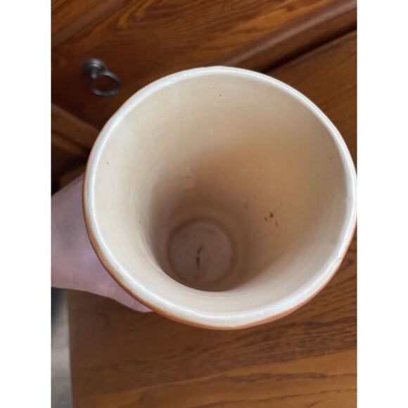 Robinson Ransbottom Pottery Vase Art Deco Floral USA 160/5 Daisies Ceramic 8" - Picture 6 of 8